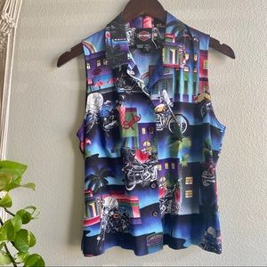 Harley Davidson Sleeveless Top size M